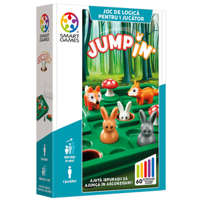 Jump'In, joc de logica cu 60 de provocari, 7+ ani, editie lb. Romana