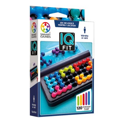IQ Fit, joc de logica cu 120 de provocari, 6+ ani, editie lb. Romana
