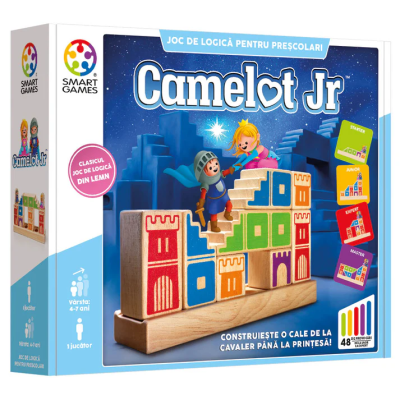 Camelot Jr., joc de logica cu 48 de provocari, 4+ ani, editie lb. romana