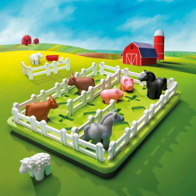 Smart Farmer, joc de logica cu 60 de provocari, 4+ ani, editie internationala