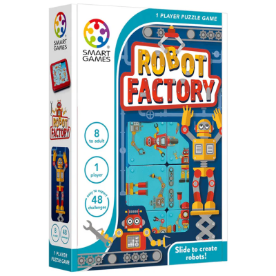 Robot Factory, joc de logica cu 48 de provocari, 8+ ani, editie internationala