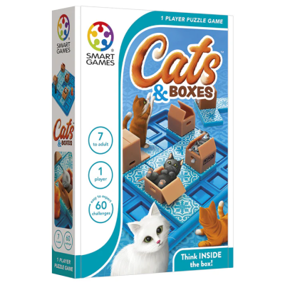 Cats and Boxes, joc de logică cu 60 de provocări, 7+ ani, ediție internațională