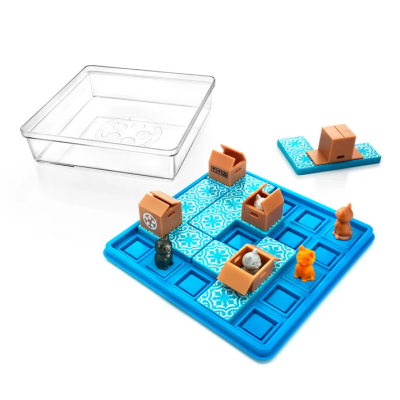 Cats and Boxes, joc de logică cu 60 de provocări, 7+ ani, ediție internațională