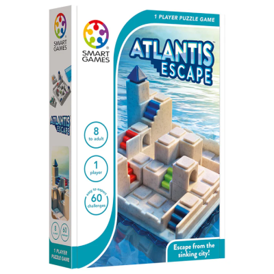 Atlantis Escape, joc de logică cu 60 de provocări, 8+ ani, ediție internațională